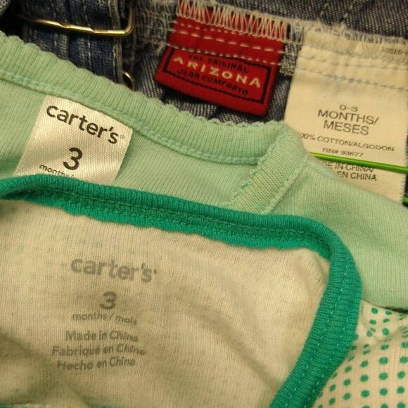 3M Kids Girls Lot - Baby Clothes - Carters / Arizona Jean Co -‎ Value Bundle - Picture 2 of 11